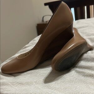Franco sarto Elegant Tan Wedge Heels